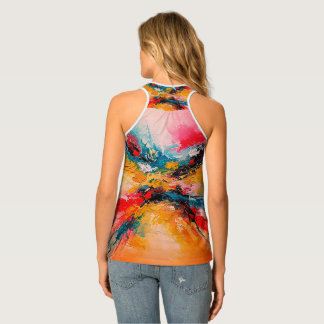 Abstract Colorful Art Tank Top