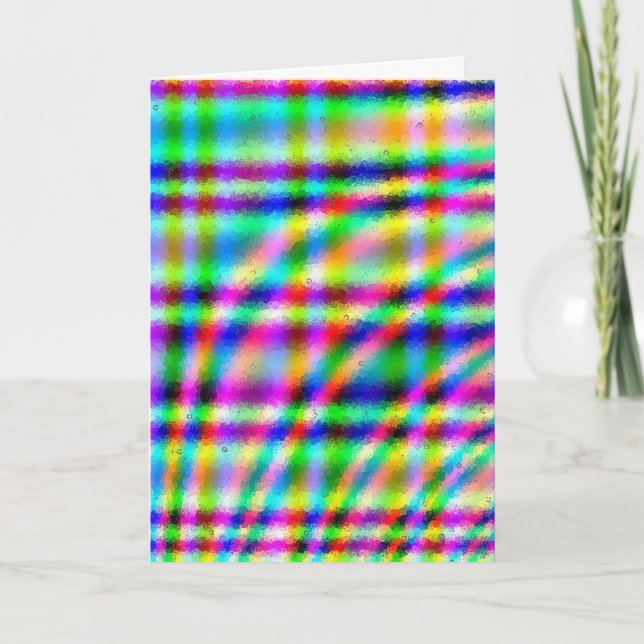 Abstract Colorful Birthday Card (Front)