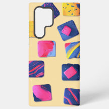Abstract Colorful Blocks Pattern