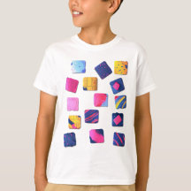 Abstract Colorful Blocks Pattern