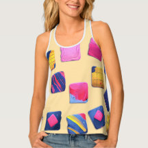 Abstract Colorful Blocks Pattern