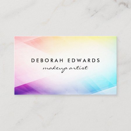 Abstract Colorful  Business Card