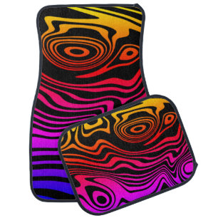 Abstract Colorful Car Floor Mat - Your Colors
