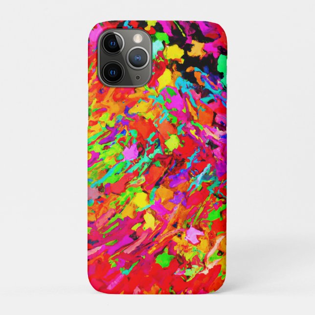 Abstract Colorful Chaos Pattern Case-Mate iPhone Case (Back)