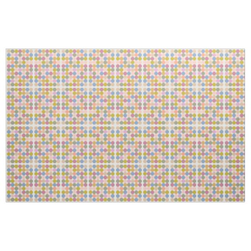 Abstract colorful circle round pattern Fabric
