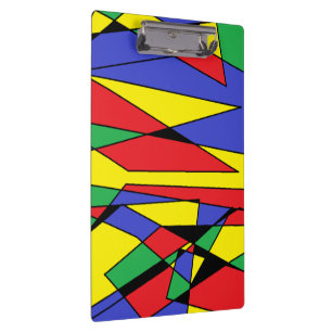Abstract Colorful Clipboard
