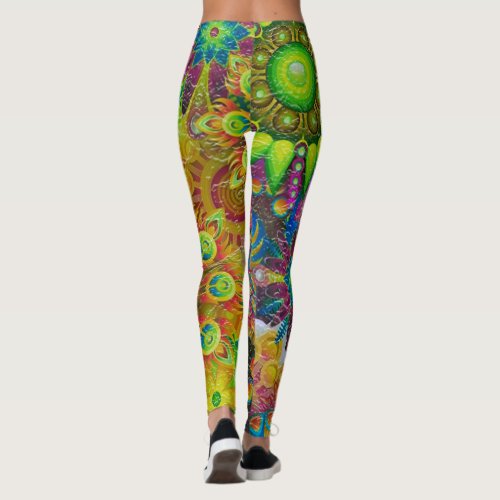 Abstract colorful designe  leggings