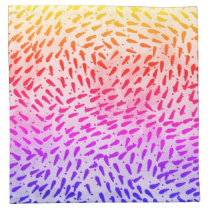 Abstract Colorful Dots Cloth Napkin