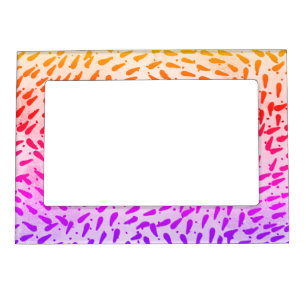 Abstract Colorful Dots Magnetic Frame