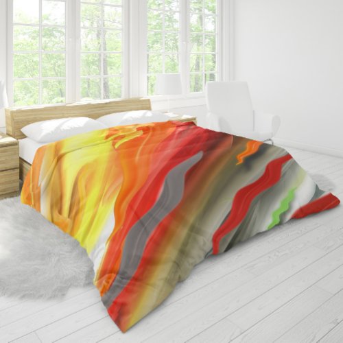 Abstract Colorful Duvet Cover