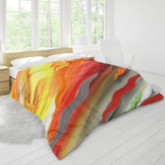 Abstract Colorful Duvet Cover (Creator Uploaded)