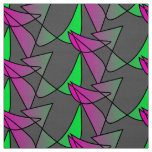 Abstract colorful fabric pattern Pink Green Neon