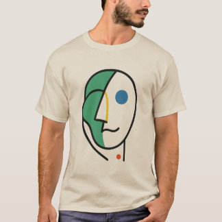 Abstract Colorful Face Modern Art Portrait T-Shirt