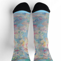 Abstract Colorful "Fancy" Crew Socks