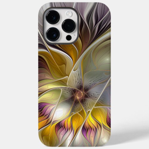 Abstract Colorful Fantasy Flower Modern Fractal Case_Mate iPhone 14 Pro Max Case