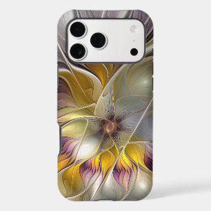 Abstract Colorful Fantasy Flower Modern Fractal iPhone 17 Pro Max Case