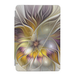 Abstract Colorful Fantasy Flower Modern Fractal iPad Mini Cover