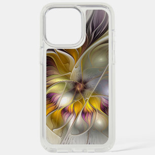 Abstract Colorful Fantasy Flower Modern Fractal iPhone 15 Pro Max Case