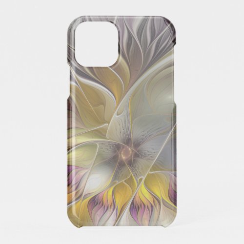 Abstract Colorful Fantasy Flower Modern Fractal iPhone 11 Pro Case