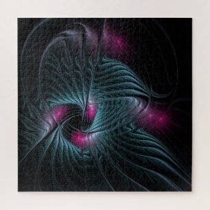 Abstract Colorful Fantasy Fractal Jigsaw Puzzle