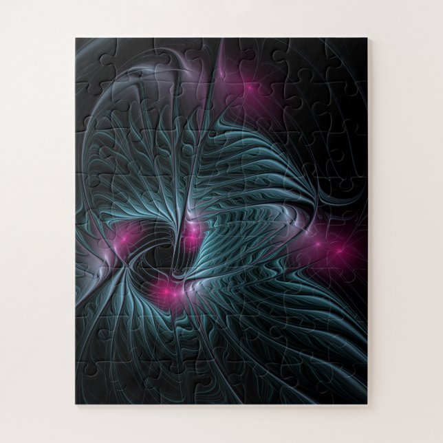 Abstract Colorful Fantasy Fractal Jigsaw Puzzle (Vertical)