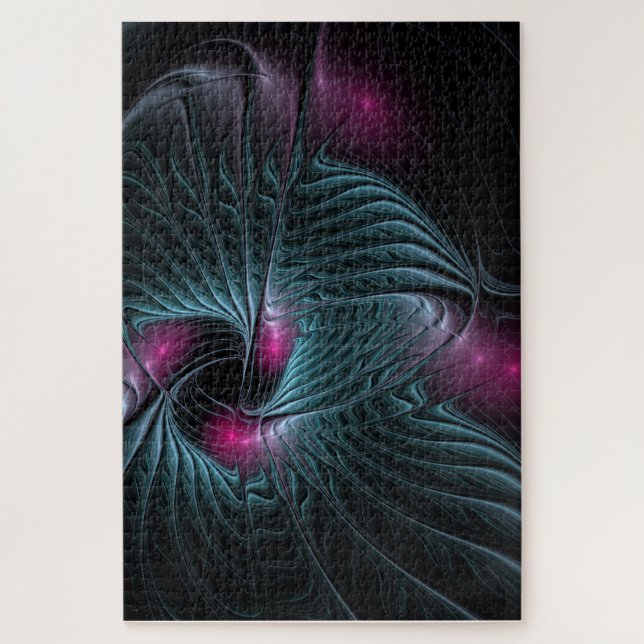 Abstract Colorful Fantasy Fractal  Jigsaw Puzzle (Vertical)