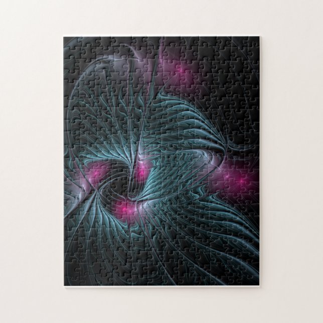 Abstract Colorful Fantasy Fractal Jigsaw Puzzle (Vertical)