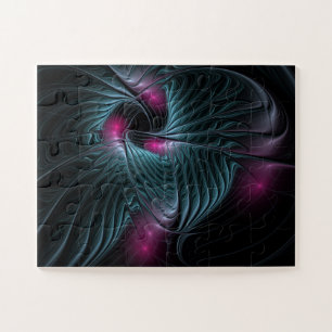 Abstract Colorful Fantasy Fractal Jigsaw Puzzle