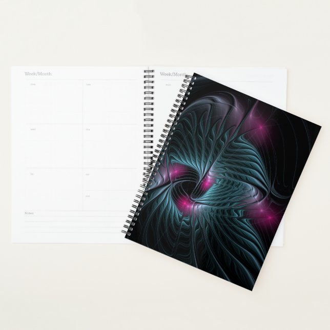Abstract Colorful Fantasy Fractal Planner (Display)
