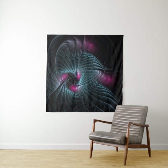 Abstract Colorful Fantasy Fractal Tapestry (In Situ)