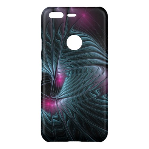 Abstract Colorful Fantasy Fractal  Uncommon Google Pixel Case