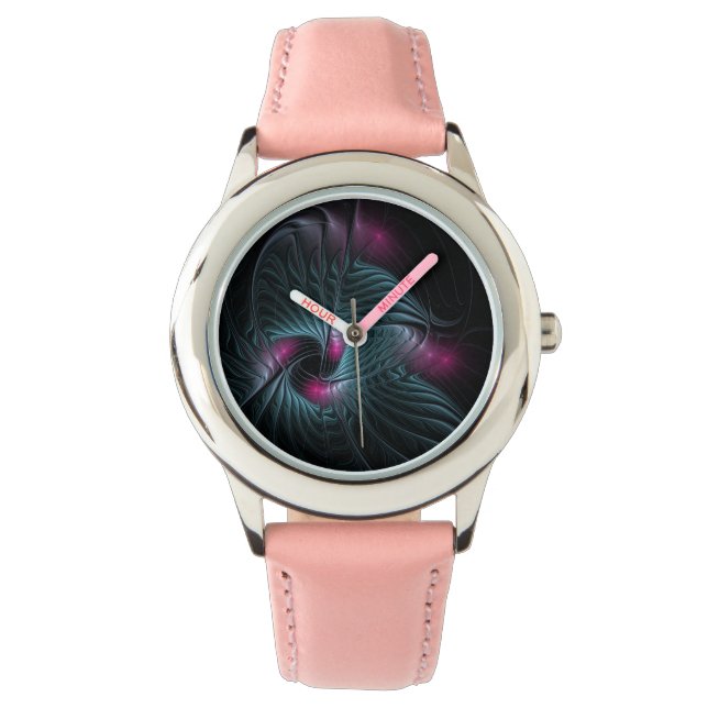 Abstract Colorful Fantasy Fractal Watch (Front)