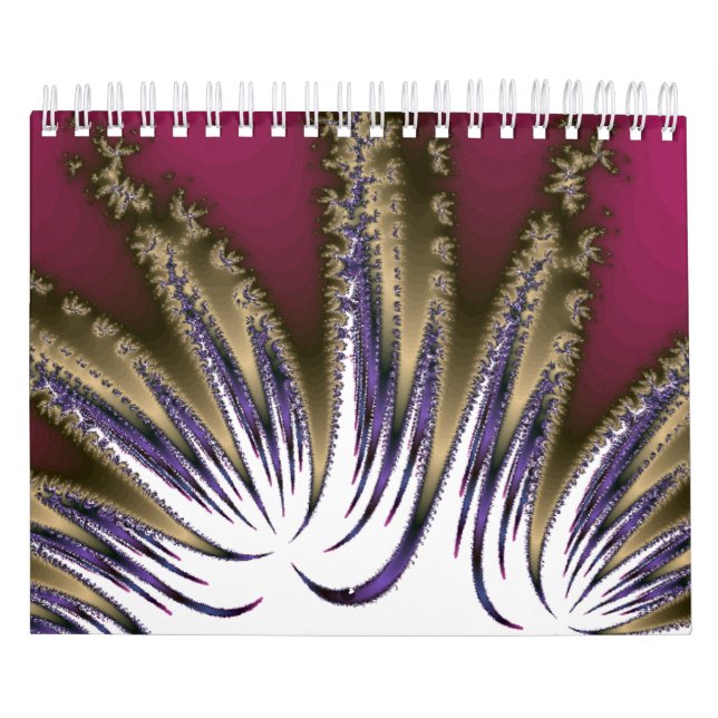 Abstract Colorful Fractal ArtCollection Calendar (Cover)