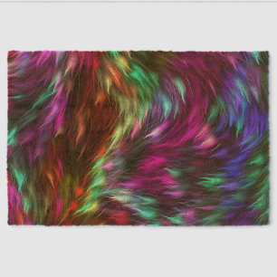 Abstract Colorful Fur Background-24605 Fiber Doormat