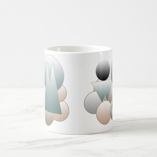 abstract colorful geometric design coffee mug