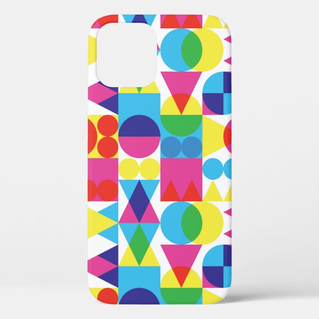 Abstract colorful geometric pattern design. Case-Mate iPhone case (Back)