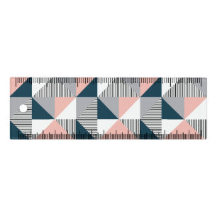 Abstract colorful geometry ruler