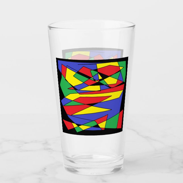 Abstract Colorful Glass (Front)