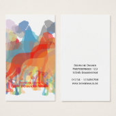 abstract Colorful Great Dane Breeder (Front & Back)
