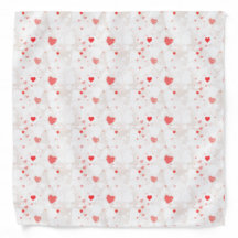 Abstract Colorful Hearts Pattern