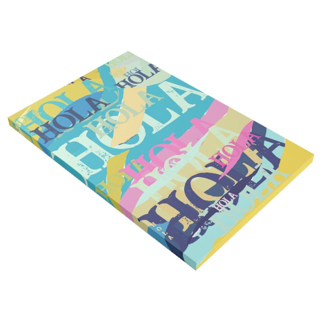 Abstract Colorful Hola Gallery Wrap (3/4)