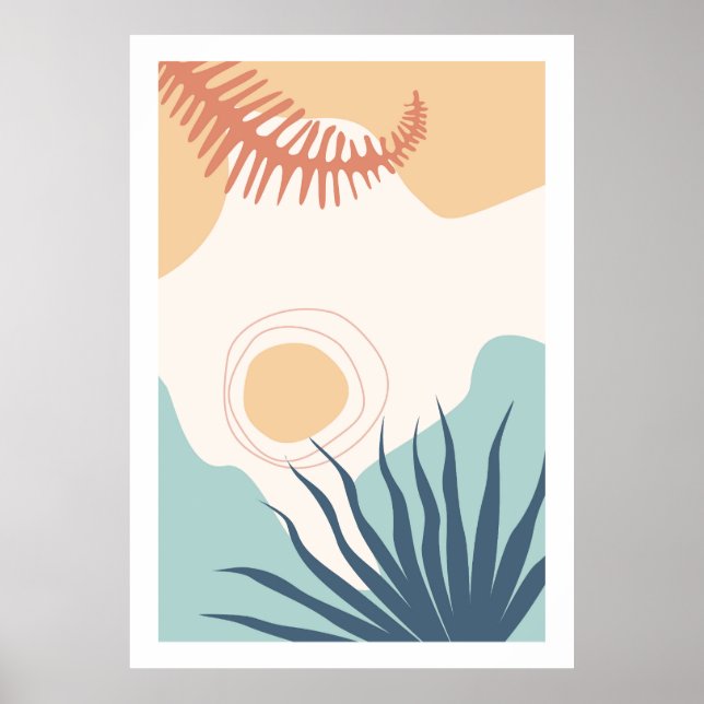 Abstract colorful landscape  poster (Front)