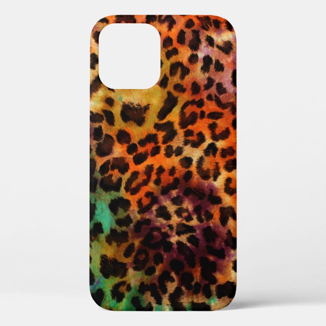 abstract colorful leopard texture pattern Case-Mate iPhone case (Back)