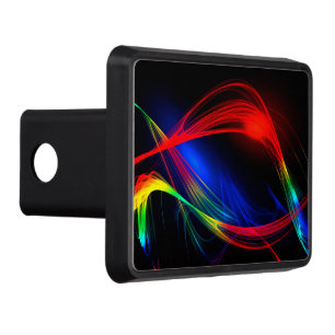 Abstract Colorful Lights - Beautiful - Hitch Cover