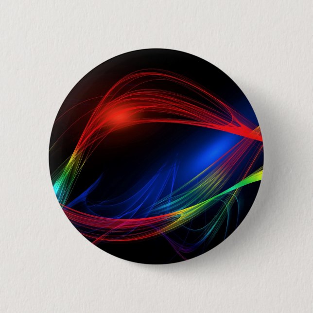 Abstract Colorful Lights Button (Front)