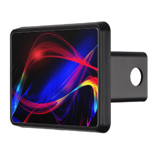 Abstract Colorful Lights Hitch Cover
