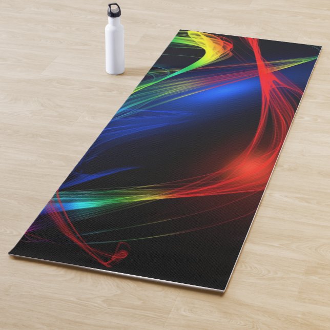 Abstract Colorful Lights - Yoga Mat (In Situ)