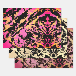 Abstract colorful Merge Wrapping Paper Sheets