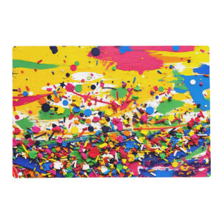 Abstract Colorful Modern Artistic Bright Placemat