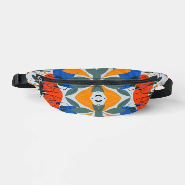 Abstract Colorful Nature Fanny Pack (Front)